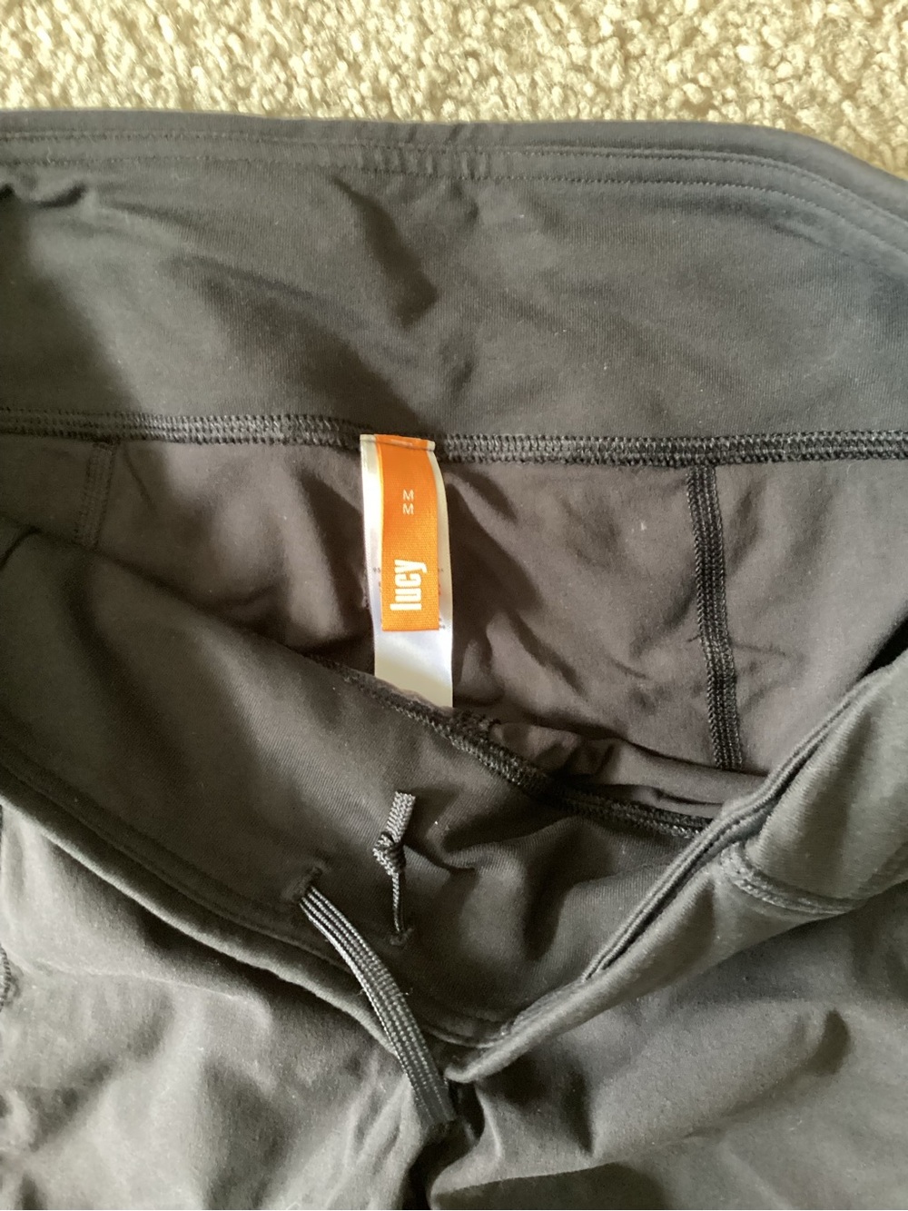 Lucy Black Track Pants Joggers - Picture 3 of 6